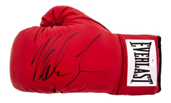 Mike Tyson Signed Everlast Boxing Glove